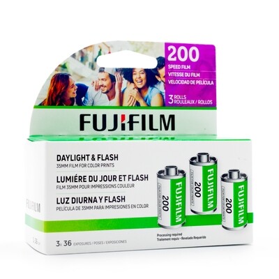 Fujifilm 200 35mm - 3 Pack