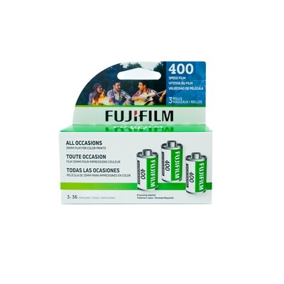 Fujifilm 400 35mm - 3 Pack