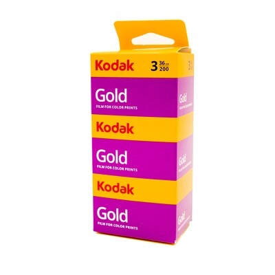 Kodak Gold 200 35mm (36 Exposure) - 3 Pack