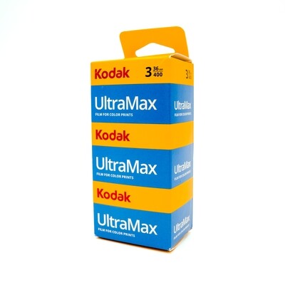 Kodak Ultra Max 400 35mm (36 Exposure) - 3 Pack