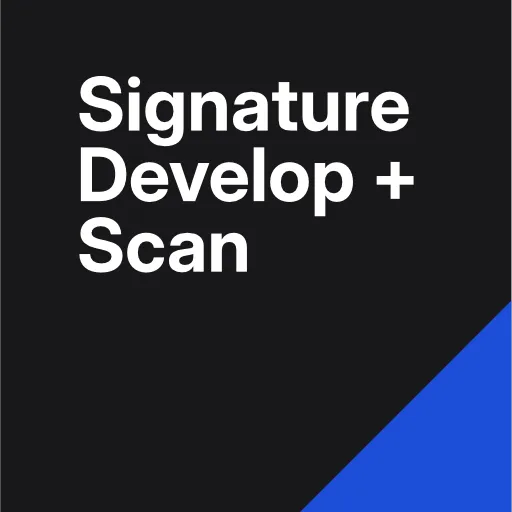 Signature Develop + Scan