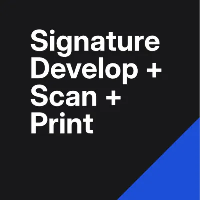 Signature Develop + Scan + Print
