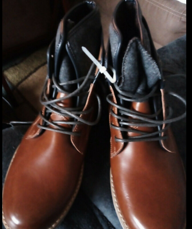 *SONOMA ROGERS TAN BROWN BOOTS  MEN'S SIZE 9 M - #UNPAIR (RIGHT)
