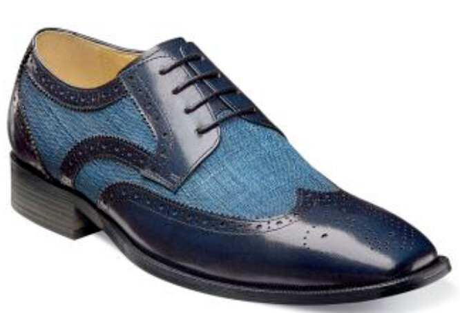 STACY ADAMS  KEMPER WINGTIP LACE-UP OXFORD
MEN'S SIZE 14 - #UNPAIR (RIGHT)