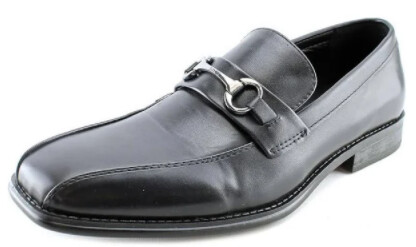ALFANI WALKER BICYCLE TOE SYNTHETIC BLACK LOAFER	
MEN'S SIZE 13  - #UNPAIR (RIGHT)