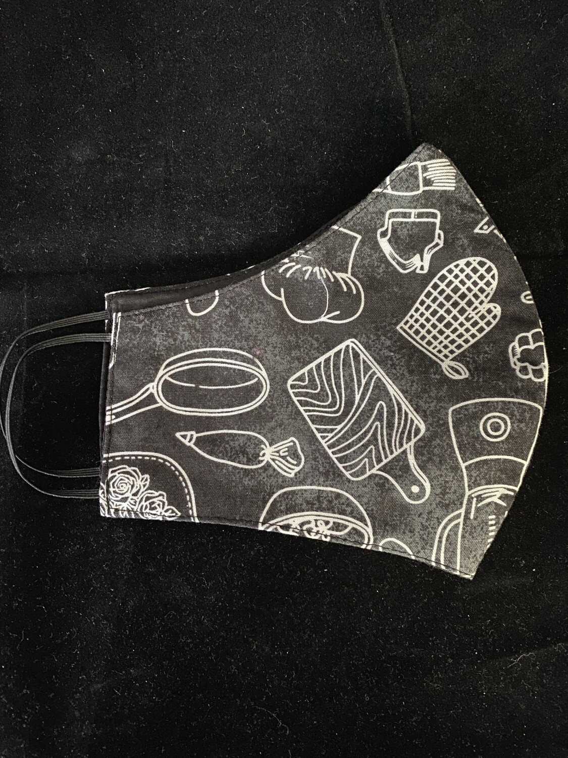 Personalized Masks / Face Coverings
Fits Most Adults, Mask Selection: A - Chef