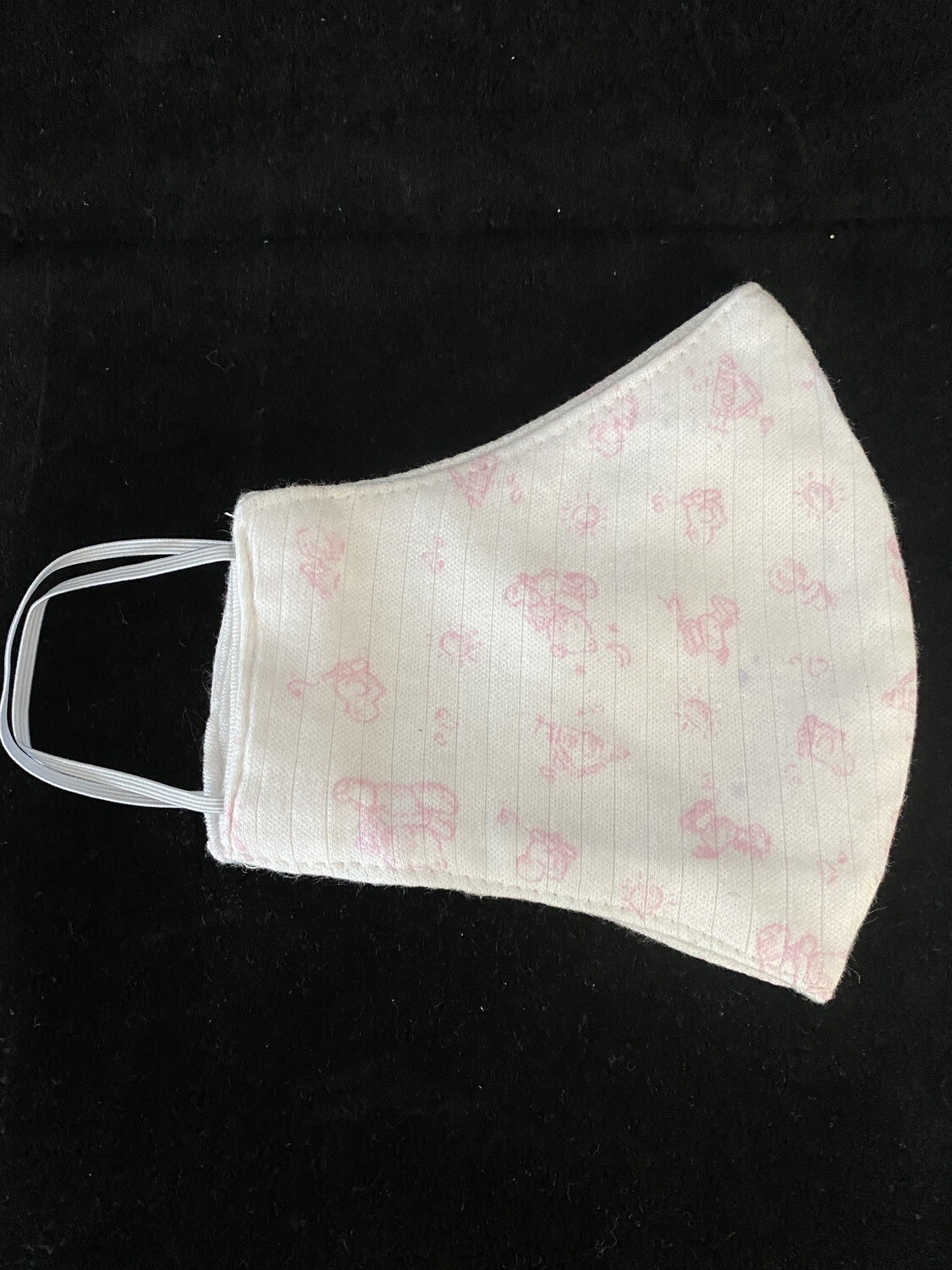 Personalized Masks / Face Coverings
Small - Sized for Young Adults to Adults, Mask Selection: A - Pink Teddy