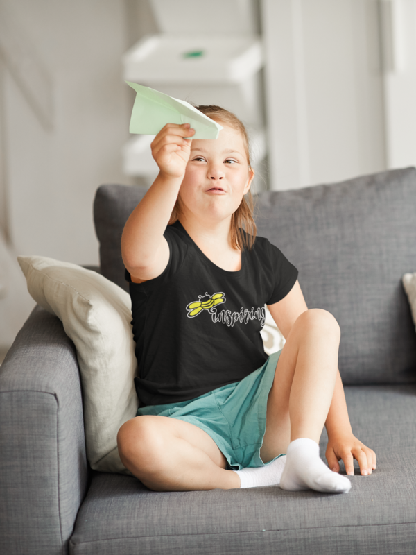 The Bee Series: "Bee Inspiring" Short-Sleeve Unisex T-Shirt