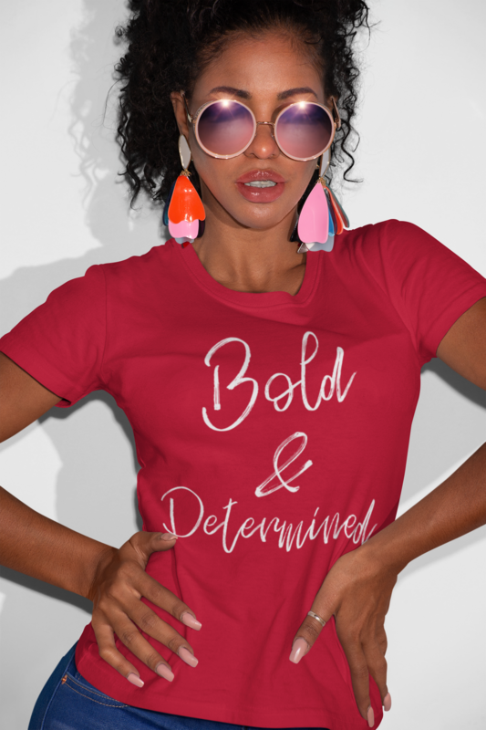 "Bold & Determined" Unisex Short-sleeved T-Shirt