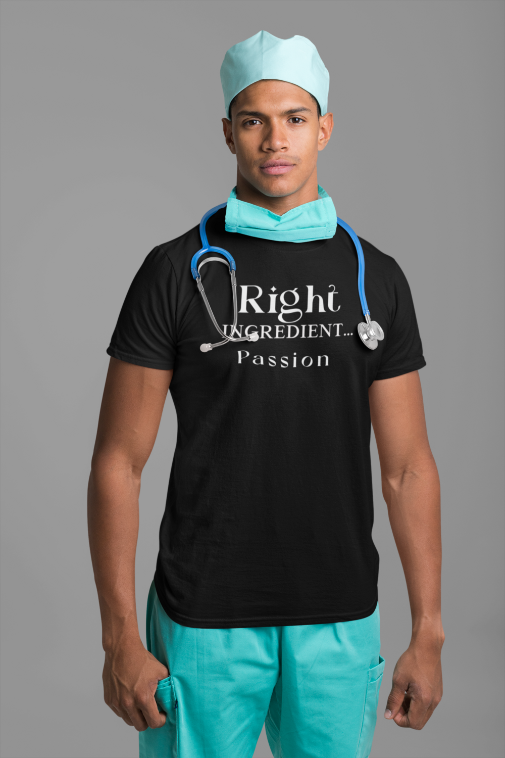 "Right Ingredient... Passion" Unisex Short-sleeved t-shirt