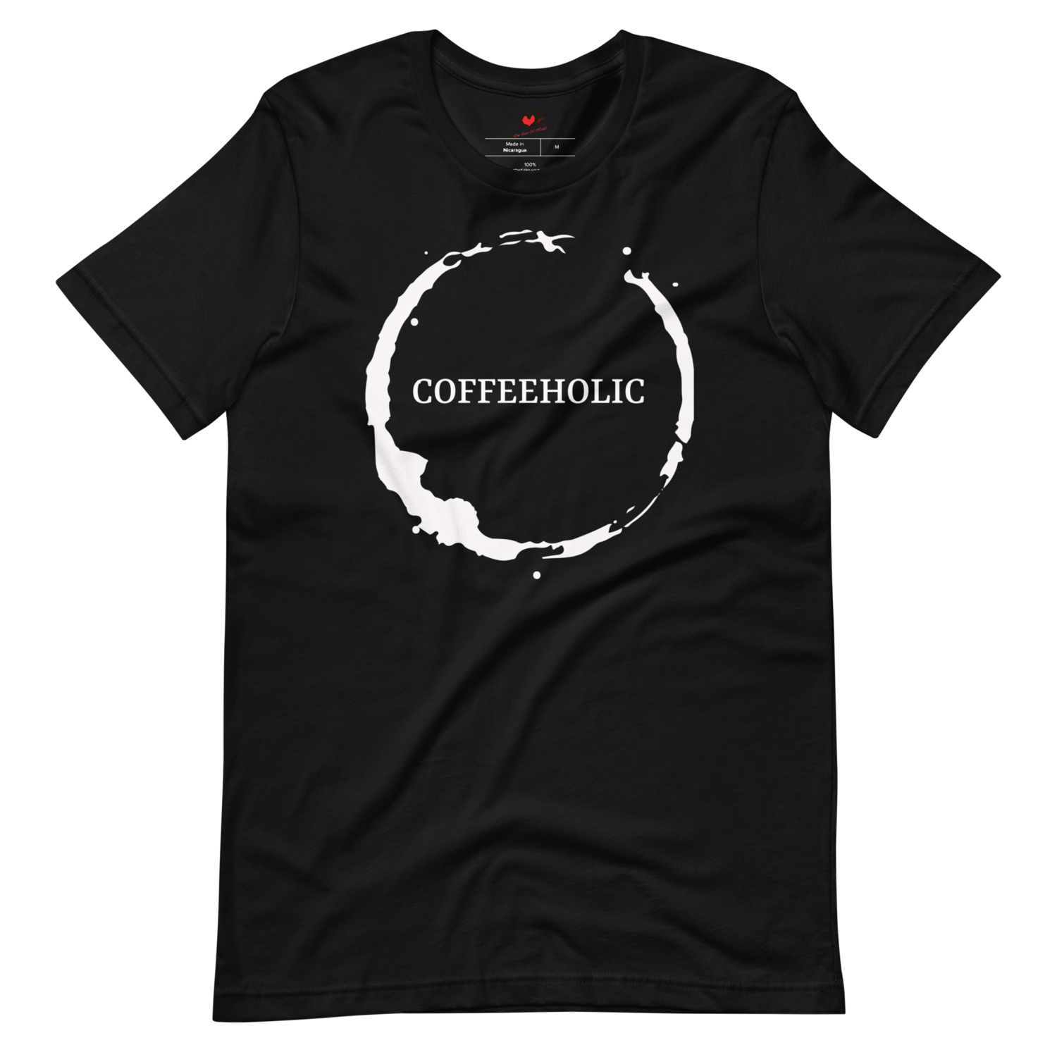 "Coffeeholic" Unisex Short-sleeved t-shirt