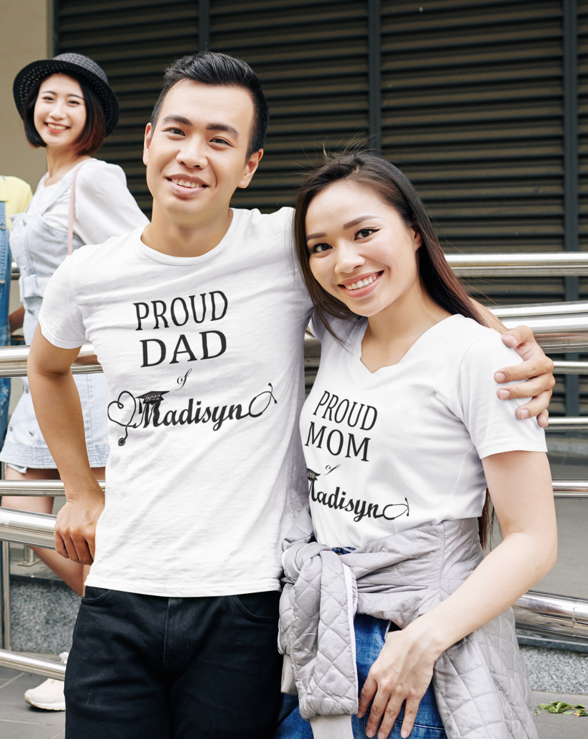 Medical Graduate "Proud Mom" or "Proud Dad" Personalized Unisex Short-sleeved t-shirt
