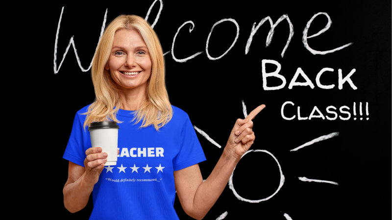"Teacher - Five Stars, Would definitely recommend." Unisex Short-sleeved t-shirt