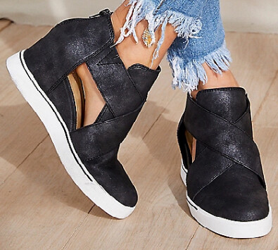 MAURICE'S GLORIA OPEN SIDE WEDGE SNEAKER
WOMEN'S SIZE 8.5 - #UNPAIR (LEFT)
