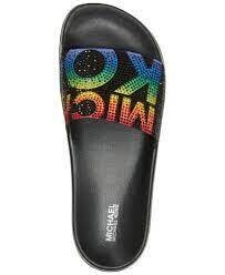 MICHAEL KORS GILMORE RHINESTONE SLIDE
WOMEN'S SIZE 5M - #UNPAIR (RIGHT)