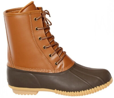 LORD & TAYLOR BLACK BROWN 1826 DUCKBOOT MEN'S 10.5 - #UNPAIR (LEFT)