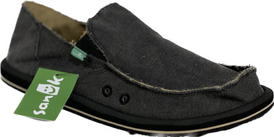 SANUK VAGABOND BRINDLE CANVAS SLIP-ON SHOE MEN'S SIZE 12 - #UNPAIR (RIGHT)