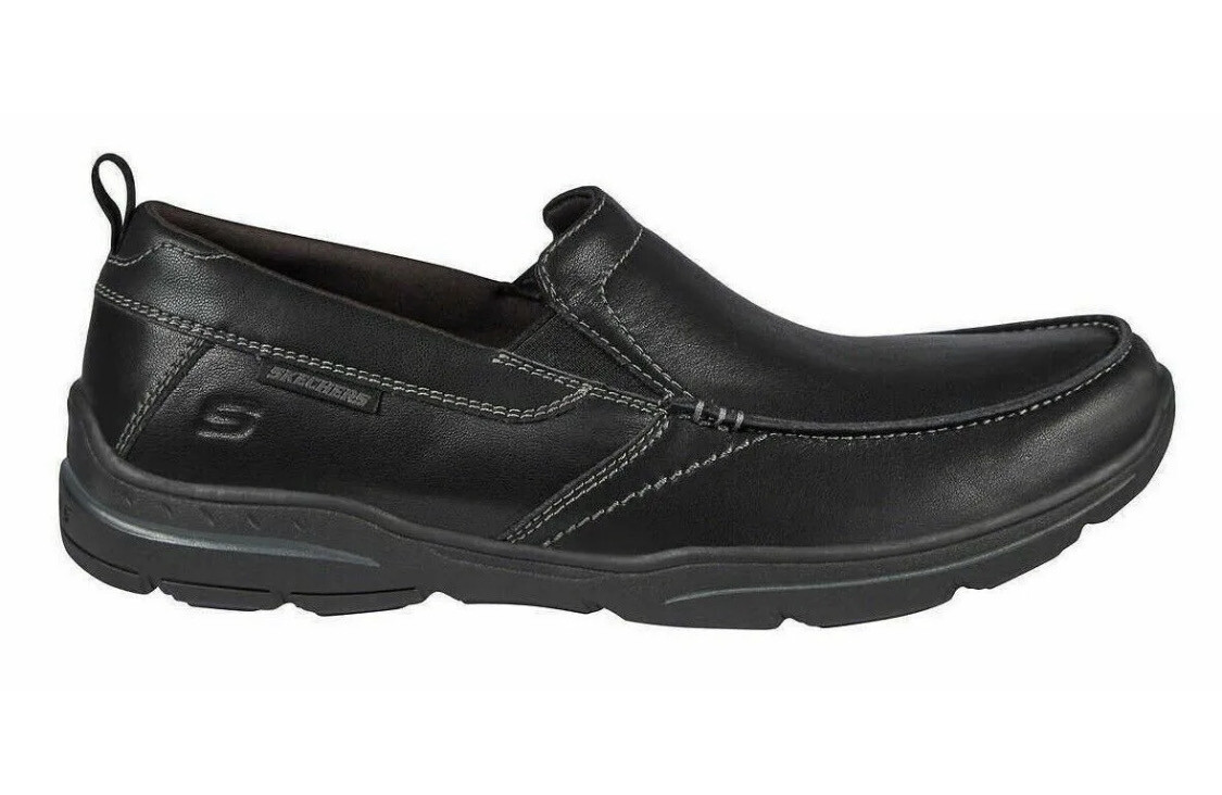 SKECHERS AIR-COOLED MEMORY FOAM LEATHER SLIP-ON SHOE
MEN'S SIZE 7 (WIDE) - #UNPAIR (LEFT)