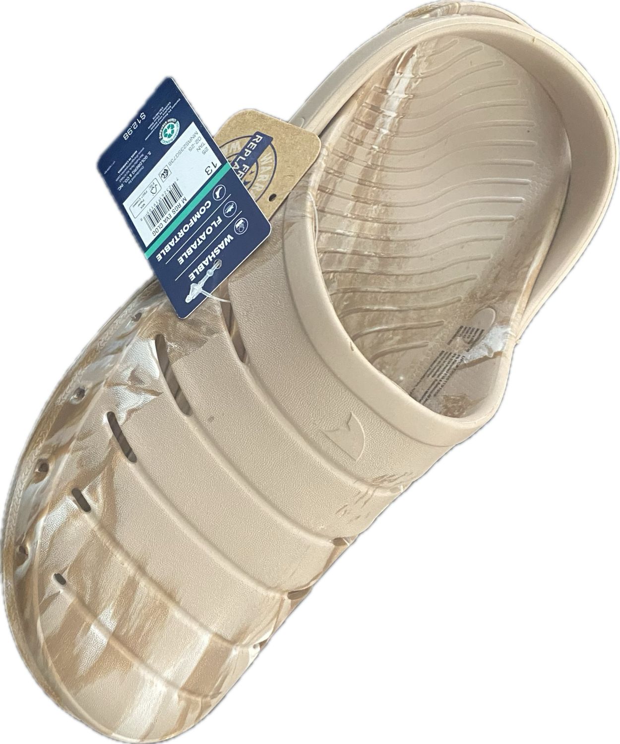 RUGGED SHARK MEN'S RGS CLOG SANDAL  MEN'S SIZE 13 - #UNPAIR (RIGHT)