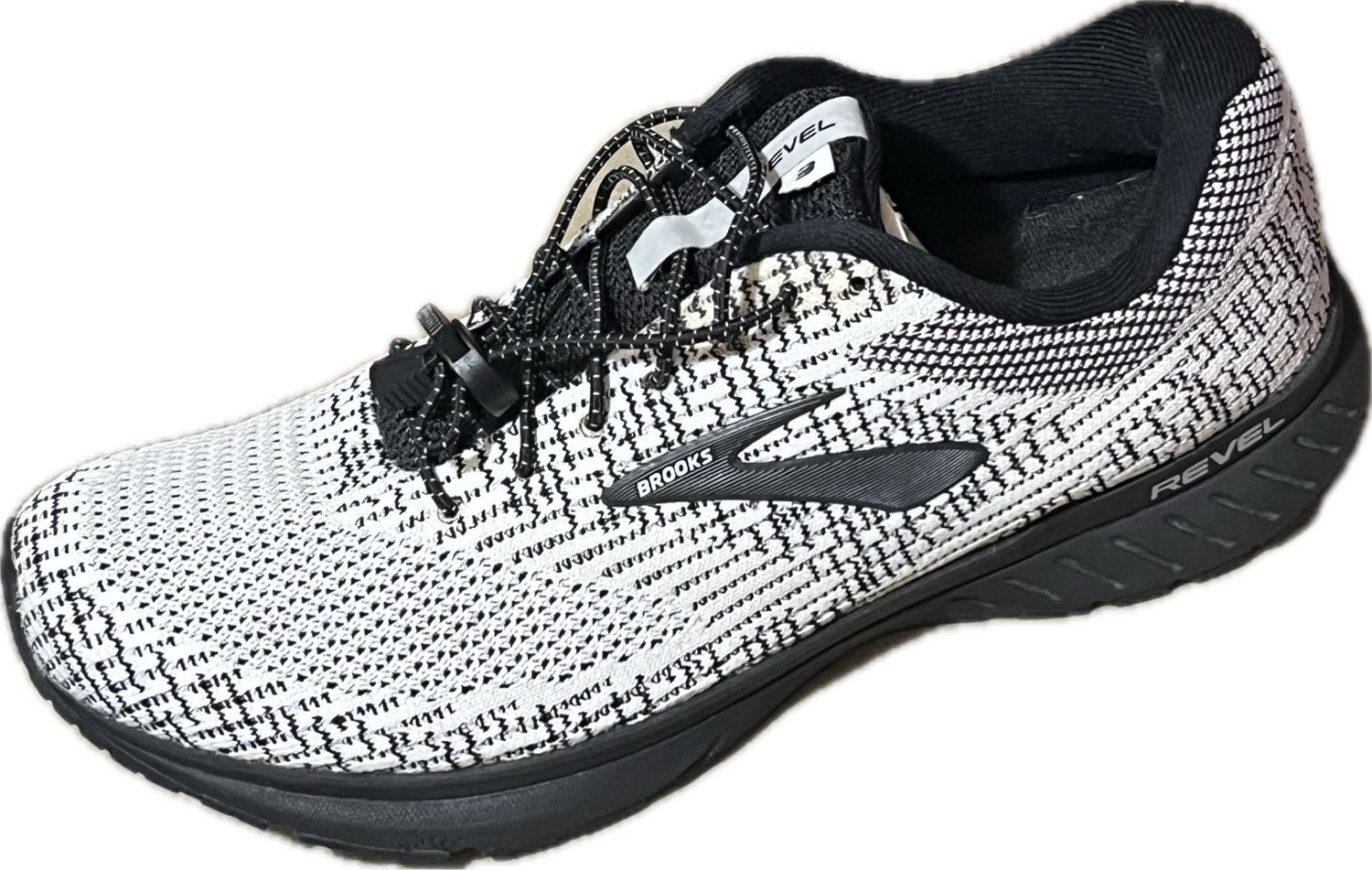 BROOKS REVEL 3 MESH ATHLETIC RUNNING SHOE  MEN'S SIZE 10.5 - #UNPAIR (LEFT)
