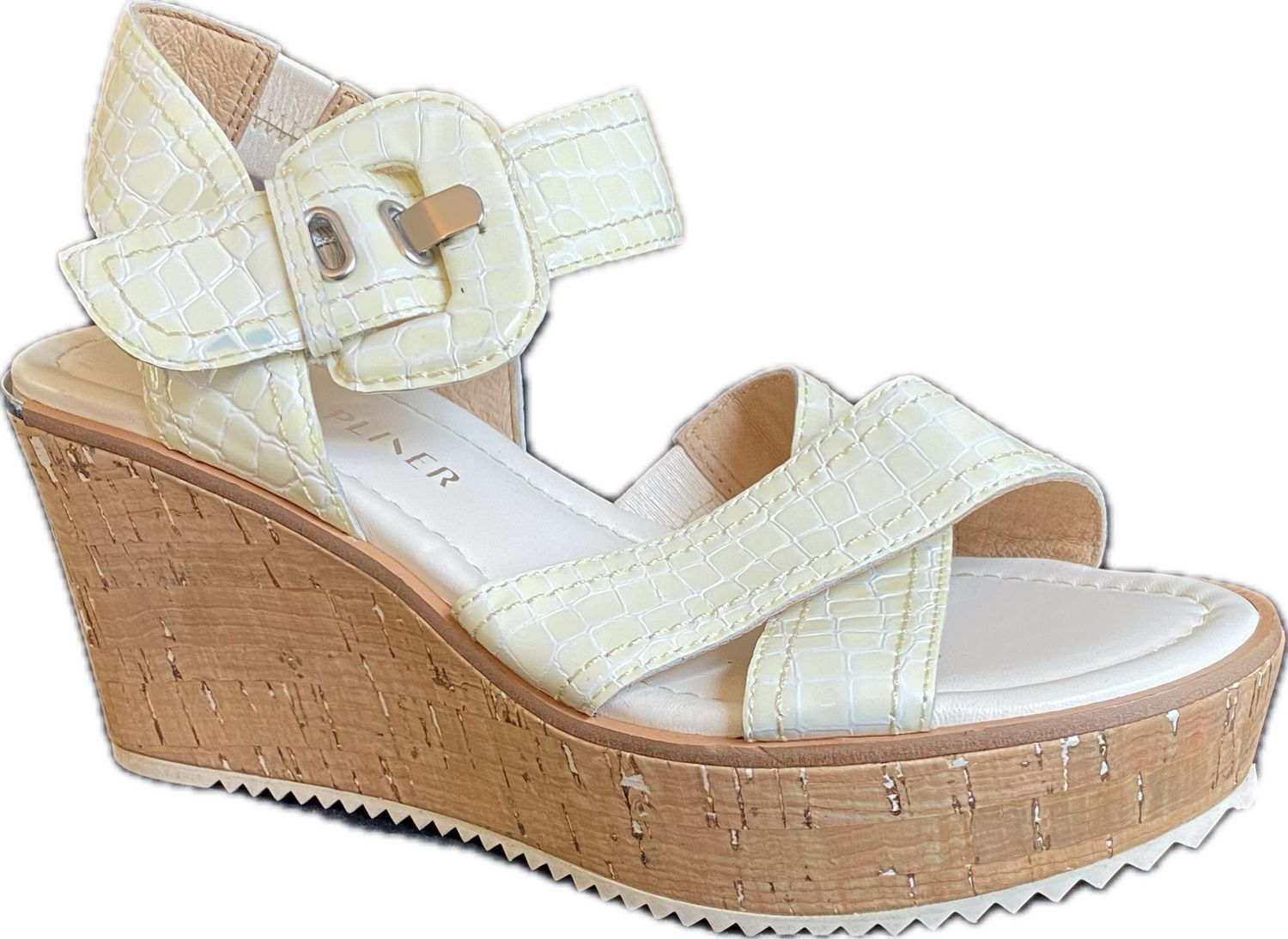 DONALD PLINER JUDEE PLATFORM WEDGE SANDAL    WOMEN'S SIZE 6 M  - #UNPAIR (RIGHT)