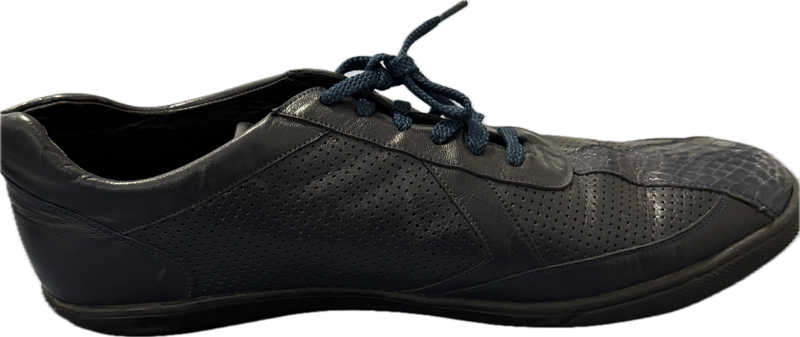 BELVEDERE OSTRICH LEATHER SNEAKER   MEN'S SIZE 11- #UNPAIR (LEFT AND RIGHT AVAILABLE* - LIGHTLY USED)