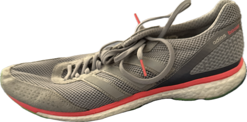 ADIDAS ADIZERO ADIOS BOOST 2     MEN'S SIZE 12.5- #UNPAIR (LEFT) Lightly Used