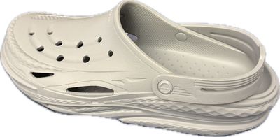 CROCS OFF-GRID GRIS CLAIR CLOG MEN'S SIZE 13 - #UNPAIR (LEFT)