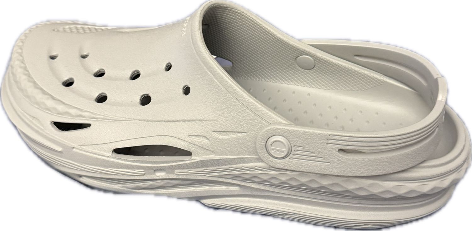 CROCS OFF-GRID GRIS CLAIR CLOG MEN'S SIZE 13 - #UNPAIR (LEFT)