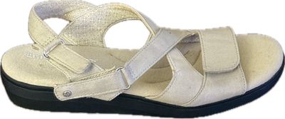 GRASSHOPPERS ORTHOLITE EF56758 SLINGBACK PEEP TOE ADJUSTABLE SANDALS WOMEN'S SIZE 9W - #UNPAIR (LEFT - LIGHTLY USED)