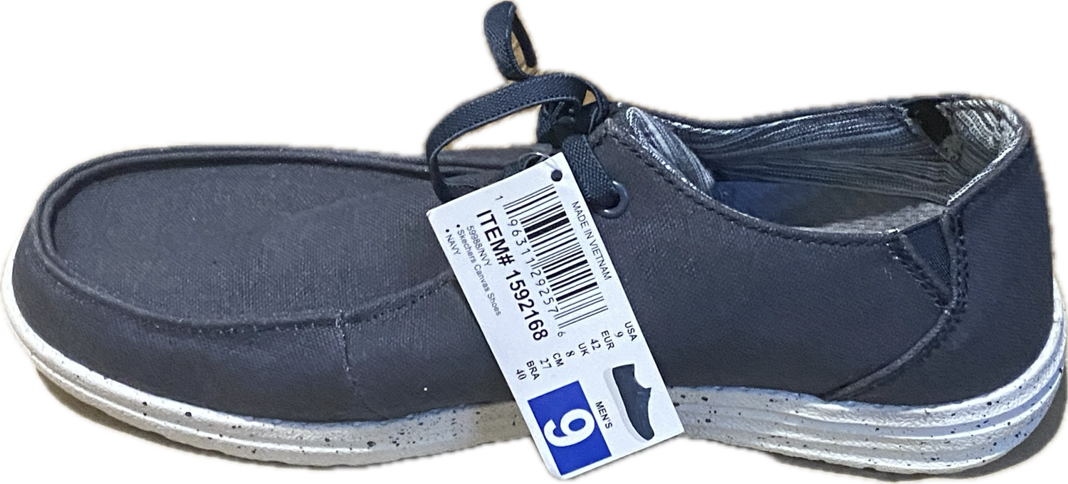 SKECHERS GOGA MAT ARCH CANVAS BOAT SHOES MEN'S SIZE 9 - #UNPAIR (RIGHT) SKECHERS GOGA MAT ARCH CANVAS BOAT SHOES MEN'S SIZE 9 - #UNPAIR (RIGHT)