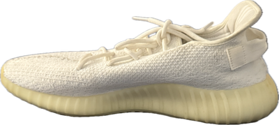 ADIDAS YEEZY BOOST 350 V2 CREAM WHITE / TRIPLE WHITE   MEN'S SIZE 13 - #UNPAIR (RIGHT - LIGHTLY USED)