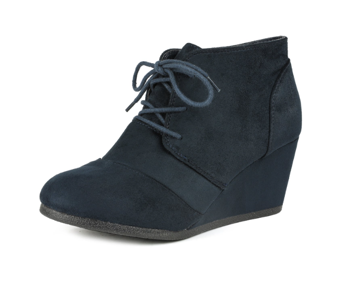 DREAM PAIRS TOMSON WEDGE BOOTIES WOMEN'S SIZE 8 - #UNPAIR (RIGHT)