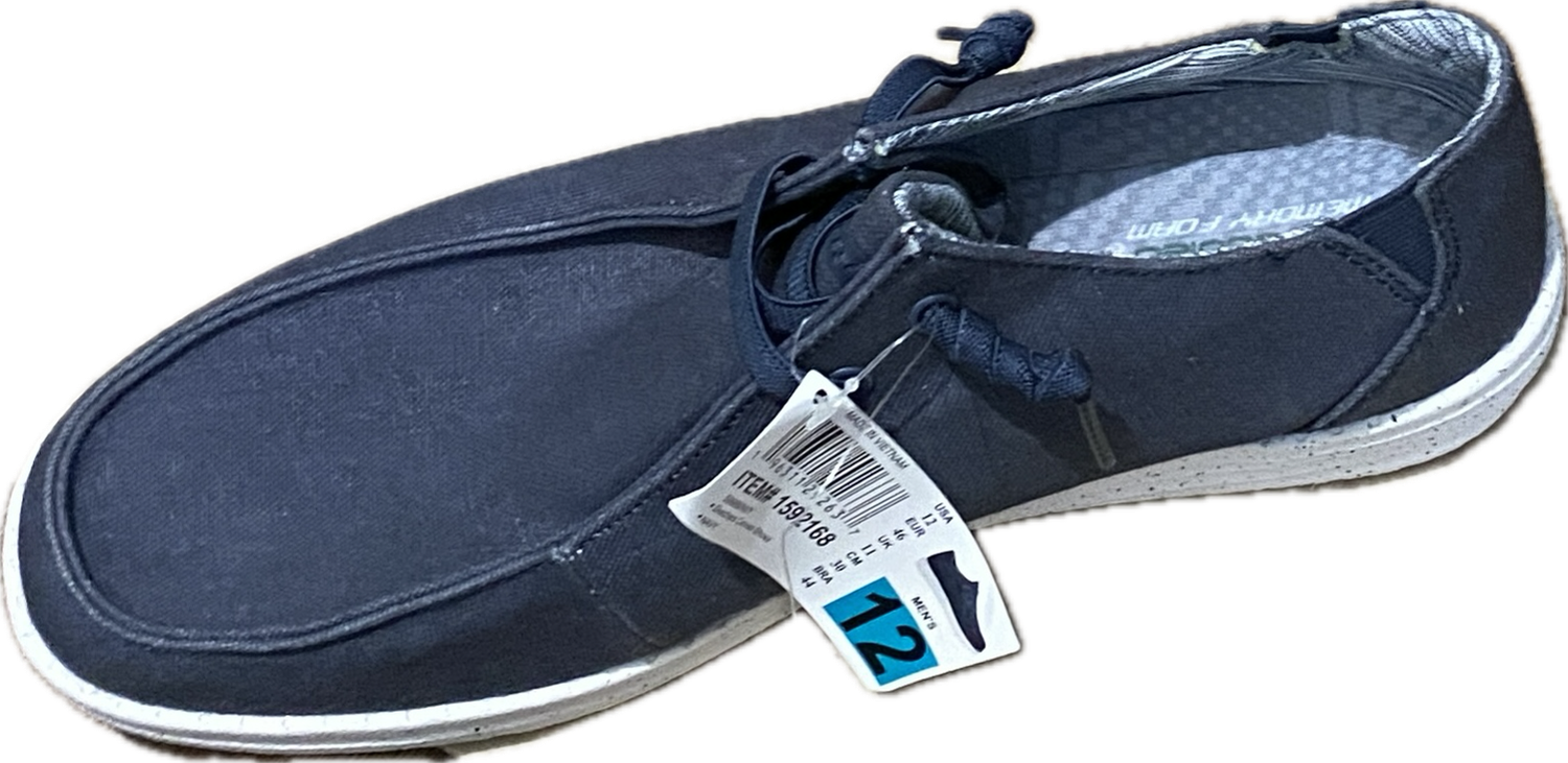 SKECHERS GOGA MAT ARCH CANVAS BOAT SHOES MEN'S SIZE 12 - #UNPAIR (RIGHT) SKECHERS GOGA MAT ARCH CANVAS BOAT SHOES MEN'S SIZE 12 - #UNPAIR (RIGHT)