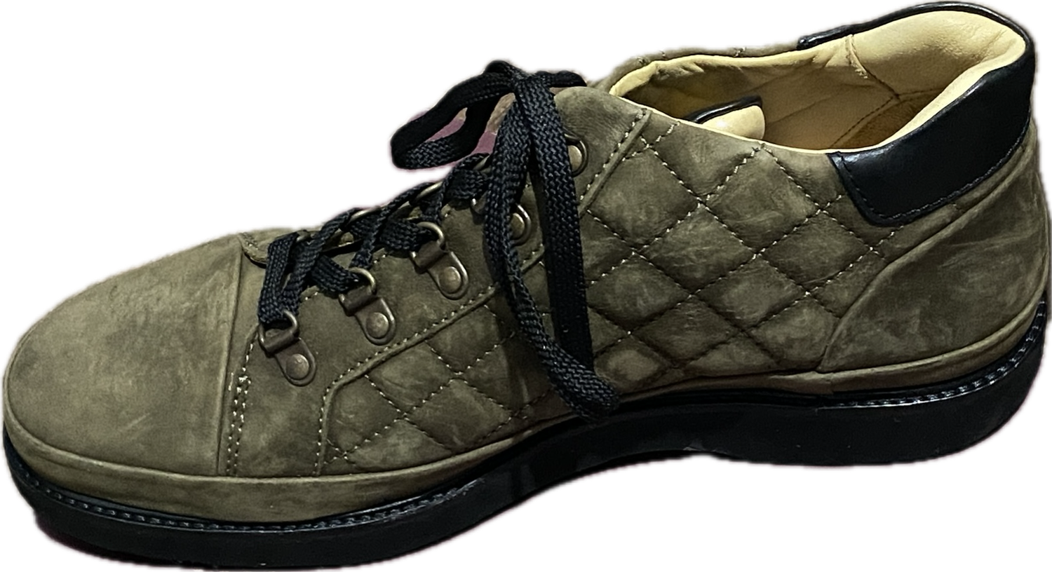 SAMUEL HUBBARD STEP AHEAD ANKLE BOOTS  MENS' SIZE 10.5 - #UNPAIR (RIGHT)