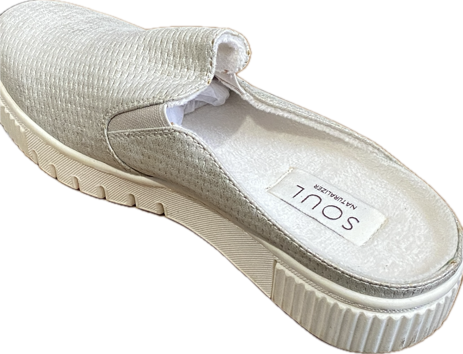 NATURALIZER SOUL TRULY COZY FAUX FUR LINE   WOMENS' SIZE 6.5 - #UNPAIR (RIGHT)