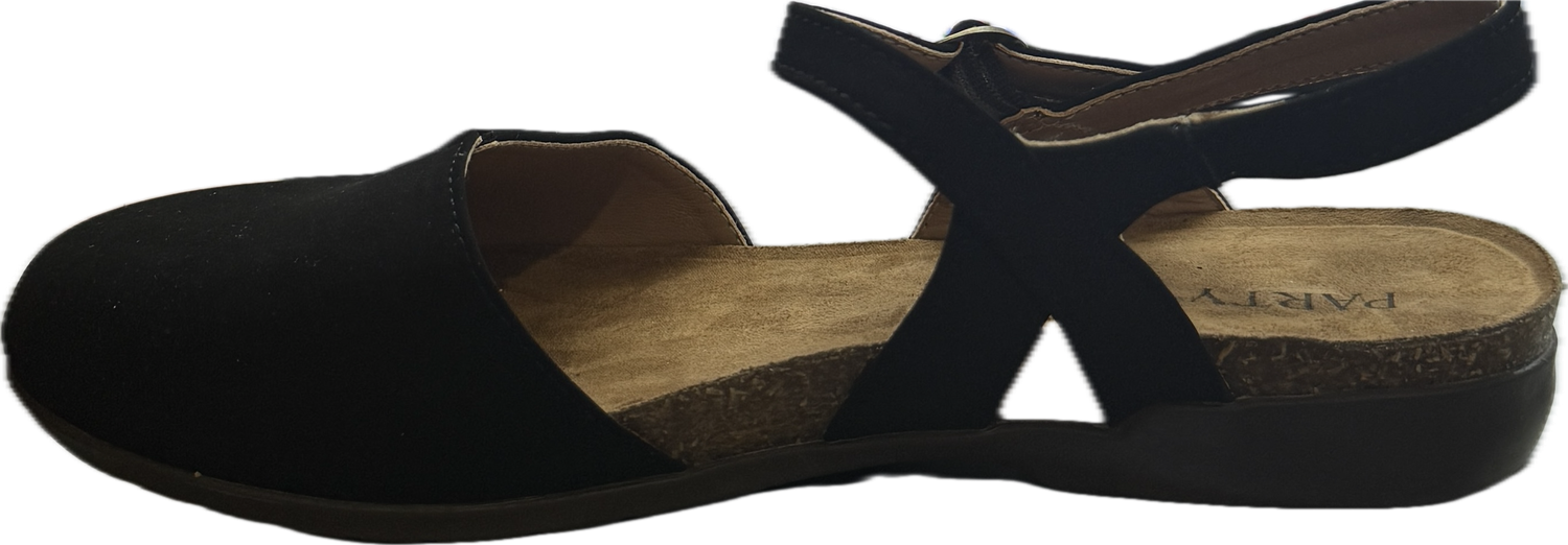 PARTY CLOSED TOE SANDAL, BAREFOOT ARCH SUPPORT FLAT SANDAL   WOMEN'S SIZE 9 - #UNPAIR (RIGHT)
