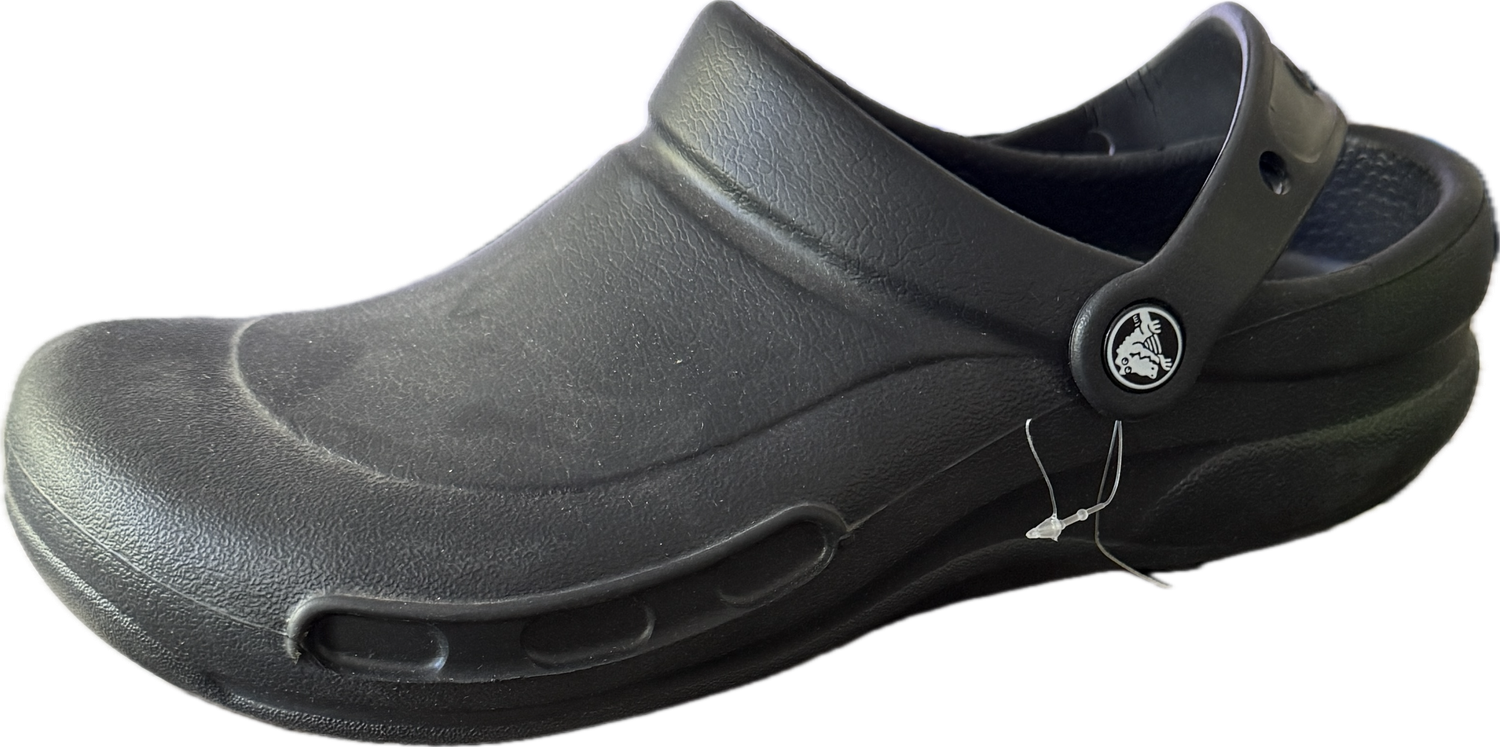 CROCS BISTRO WORK CLOGS ENCLOSED TOE SLIP RESISTANT MENS' 8/ WOMEN'S SIZE 10 - #UNPAIR (LEFT) (Slightly Used) CROCS BISTRO WORK CLOGS ENCLOSED TOE SLIP RESISTANT MENS' 8/ WOMEN'S SIZE 10 - #UNPAIR (LEFT) (Slightly Used)