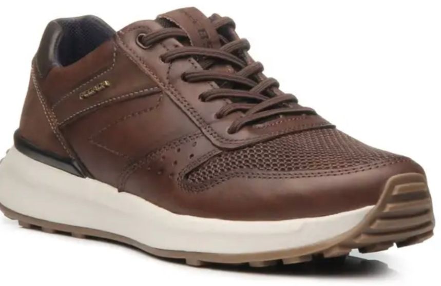 PEGADA LEATHER & MESH CASUAL COMFORT SNEAKER MENS' SIZE 8- #UNPAIR (LEFT) PEGADA LEATHER & MESH CASUAL COMFORT SNEAKER MENS' SIZE 8- #UNPAIR (LEFT)