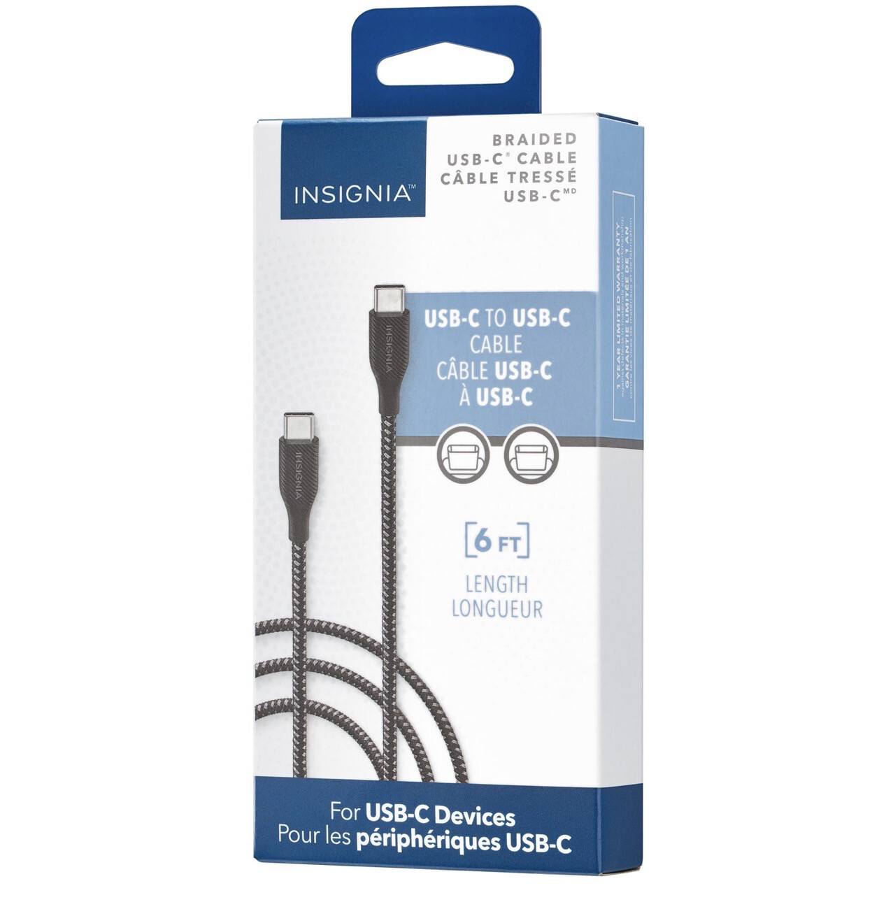 Insignia USB-C to USB-C Charge Cable (NS-MCC621C-C)