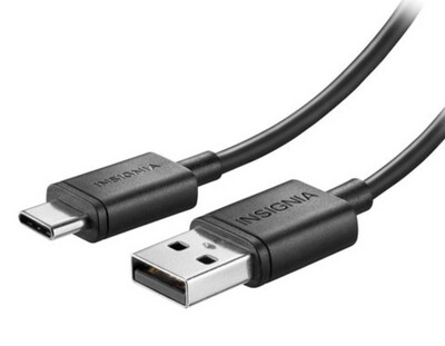 Insignia 1.2m (4 ft.) USB 2.0 to USB-C Charge/Sync Cable