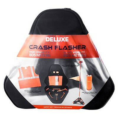 Crash Flasher Safety Kit (High Visibility up to 850 Meters)