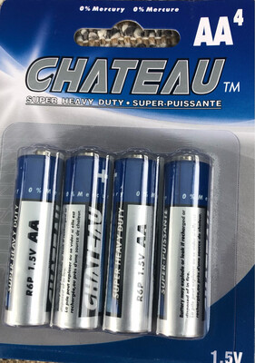 Chateau Batteries (4-pack) AA-AAA