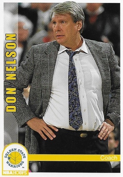 Nelson, Don / Golden State Warriors | NBA Hoops #247 | Basketball Trading Card | 1992-93 | Coach