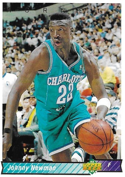 Newman, Johnny / Charlotte Hornets | Upper Deck #202 | Basketball Trading Card | 1992-93