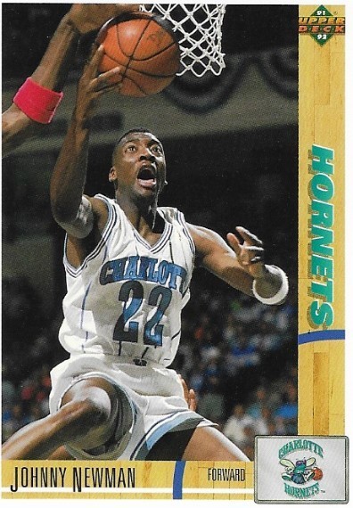 Newman, Johnny / Charlotte Hornets | Upper Deck #268 | Basketball Trading Card | 1991-92