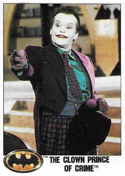 Batman / The Joker - The Clown Prince of Crime | Topps #4 | 1989 | Jack Nicholson