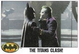 Batman / The Titans Clash! | Topps #126 | 1989 | Michael Keaton, Jack Nicholson