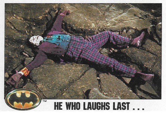 Batman / He Who Laughs Last... | Topps #130 | Movie Trading Card | 1989 |  Jack Nicholson