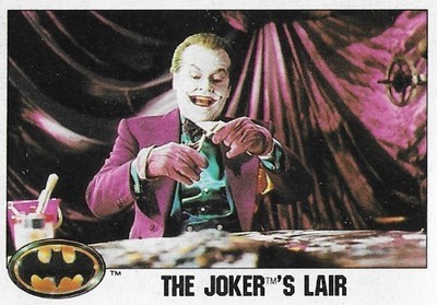 Batman / The Joker&#39;s Lair | Topps #60 | 1989 | Jack Nicholson